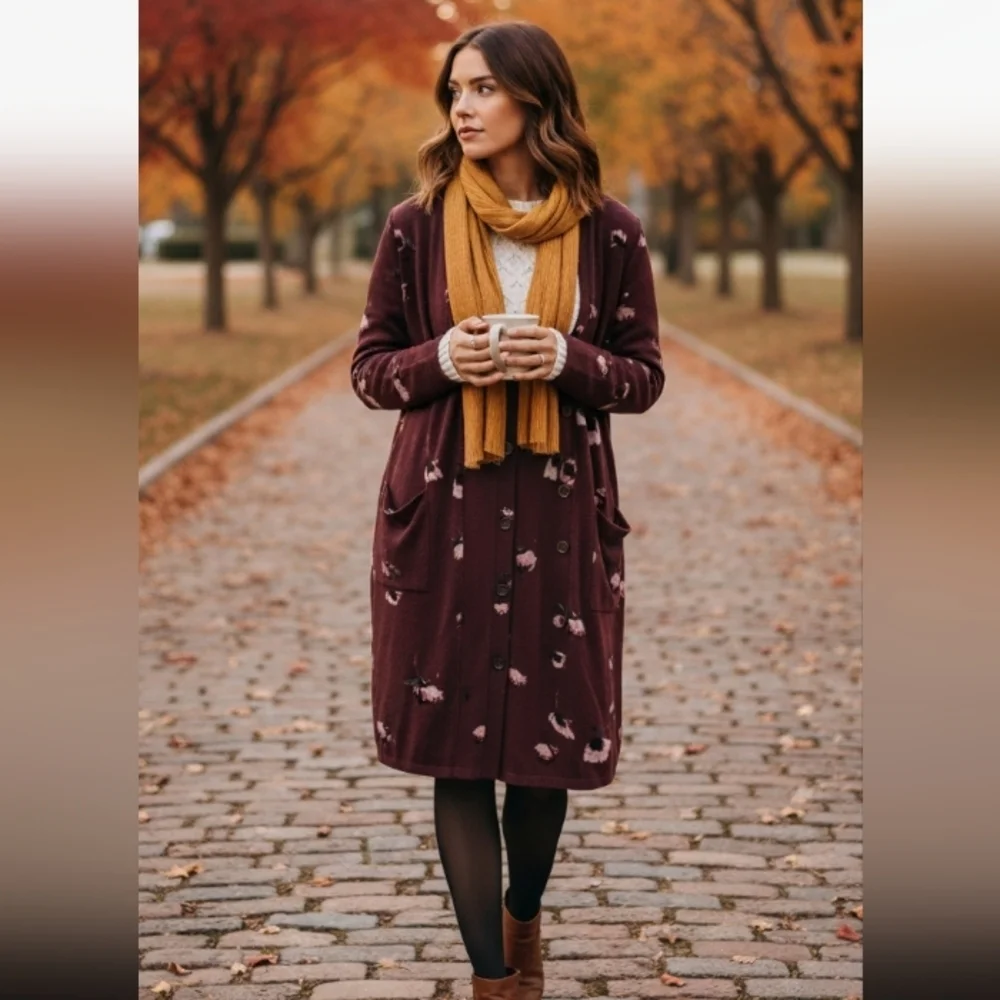 Maurices button front sweater dress or Cardigan super soft comfy women’s Small - Picture 4 of 4